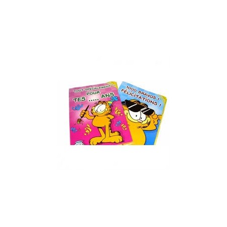 CARTE MAXI FUNKY 20X27 CM /GARFIELD