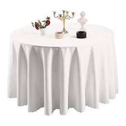 NAPPE BLANCHE RONDE 2M80