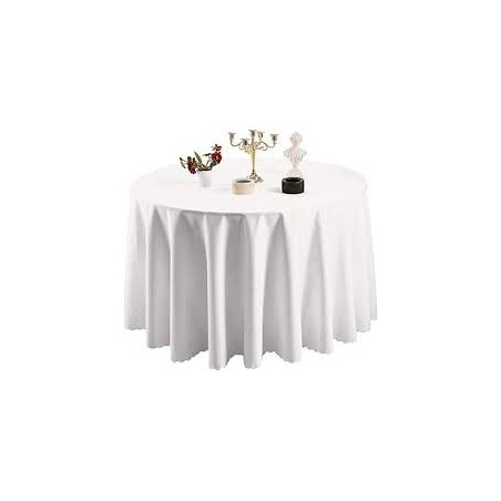 NAPPE BLANCHE RONDE 2M80