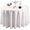 NAPPE BLANCHE RONDE 2M80