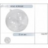 BOULE 16CM PLEXI TRANSPARENT