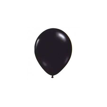 24 BALLONS NOIR HELIUM N°12