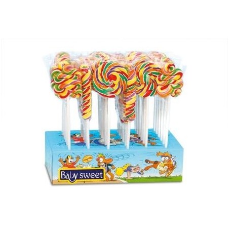 SUCETTES TORSADEES 2 X 36 50G (LOLLY CO