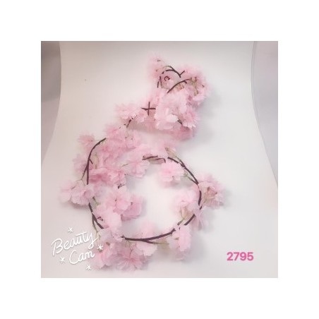 GUIRLANDE CERISIER ROSE 1M75