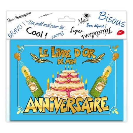 LIVRE D'OR JOYEUX ANNIVERSAIRE