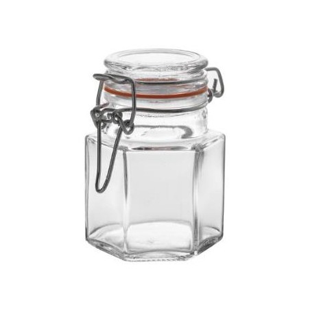 VERRINE HERMETIQUE HEXAGO 10CL