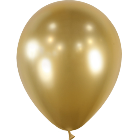 100 BALLONS BRLLANT 5''12.5CM OR