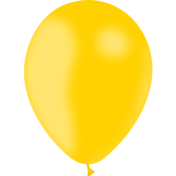 24 BALLONS JAUNE OR 11" (28CM)