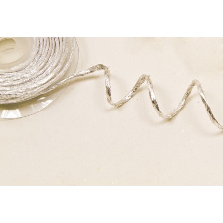 RAFFIA PAPIER METALISE AVEC FIL METALIQU