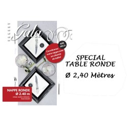 NAPPE RONDE BLANC 2M40 NON...