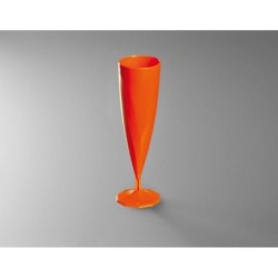 10 FLUTES MONOBLOC ORANGE...