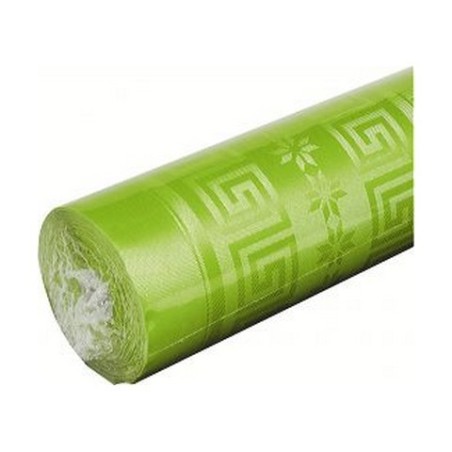 NAPPE DAMASSEE VERT ANIS/KIWI 1.20X6M