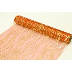 ROULEAU D'ORGANZA ROUGE...