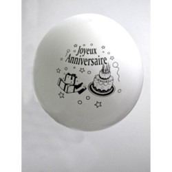 10 BALLONS ANNIVERSAIRE...