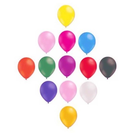 100 BALLONS 5" (13CM) ASSORTIS