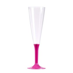 10 FLUTES PIED FUCHSIA 130CL