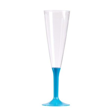 10 FLUTES PIED TURQUOISE 130CL