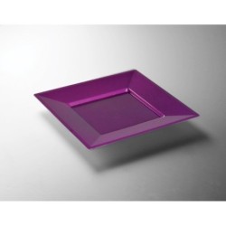 12 ASSIETTES VIOLET 18CM...