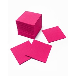 50 SERVIETTES FUCHSIA...