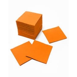 50 SERVIETTES ORANGE...