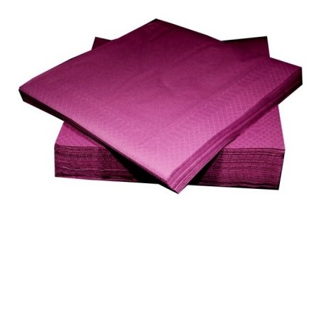 40 SERVIETTES BDX /PRUNE 38X38