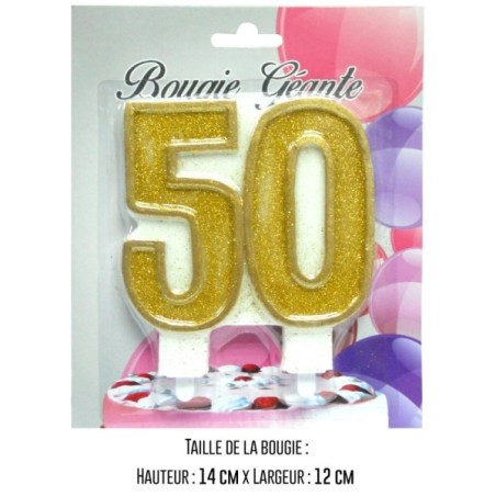 BOUGIE 50 OR GEANTE