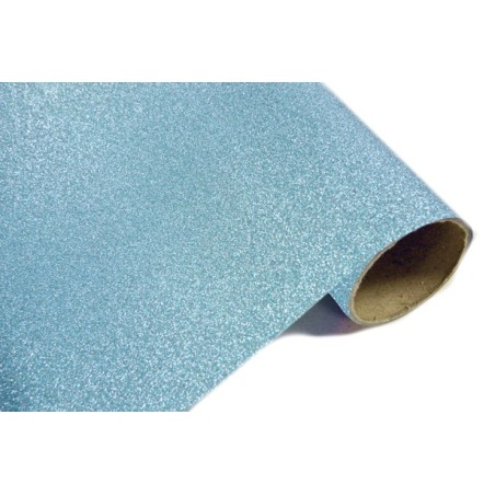 CHEM DE TABLE TURQUOISE METAL PAILLETÉ