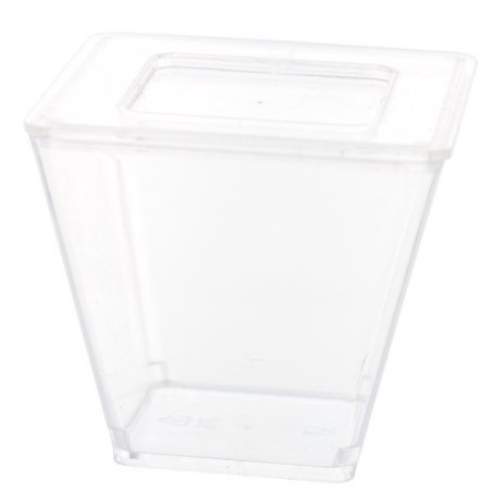 10 VERRINES CUBE TRANSPARENT 59ML
