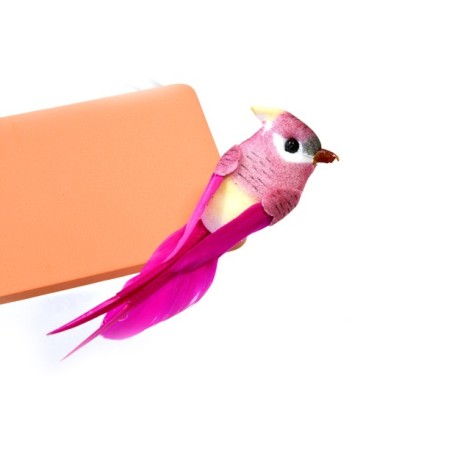 PERRUCHE MM SUR PINCE X2 FUCHSIA