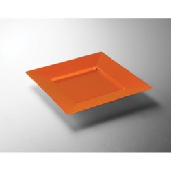 12 ASSIETTES ORANGE 18CM...