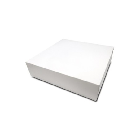 BOÎTE PATISSIERE BLANCHE 32 X 32 X 8