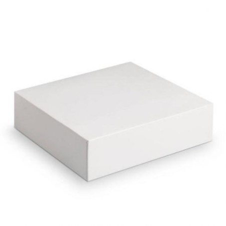 BOITE PATISSIERE BLANCHE 35 X 35 X 8CM