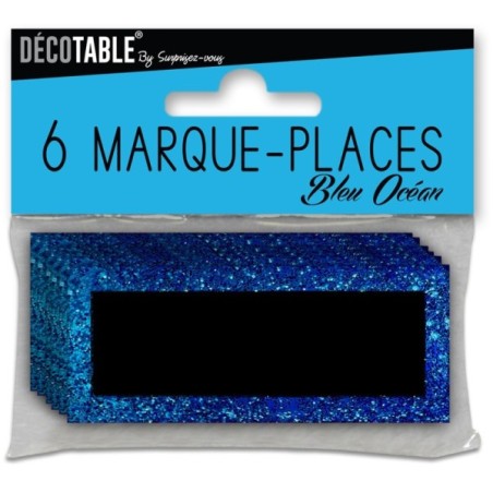 MARQUE PLACE PAILLETTES BLEU OCEAN RECHA