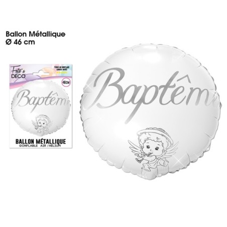 BALLON HELIUM BAPTEME