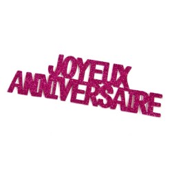 6 JOYEUX ANNIV. FUCHSIA...