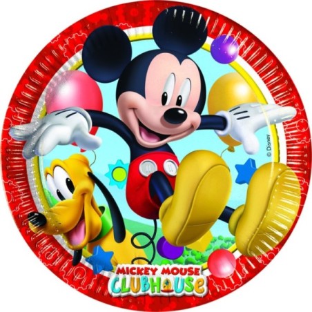 8 ASSIETTES 23CM PLAYFUL MICKEY