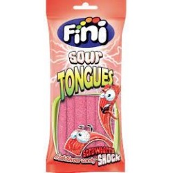 FINI SOUR TONGUES FRAISE 90G