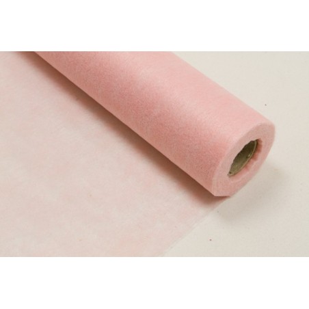 CHEM DE TAB INTISSÉ ROSE 29CMX10M