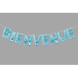 BIENVENUE BALLON BLEU 36CM