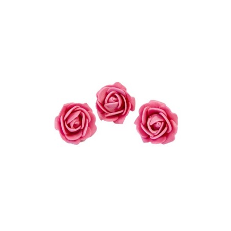 6 ROSES FUCHSIA SOFT PM A COLLER