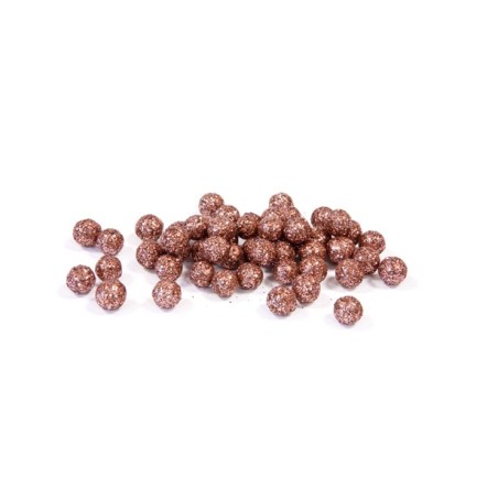 BOULES ROSE GOLD PAILLETEES DIAM. 8MM (1