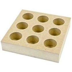 SUPPORT MDF POUR 9 TUBES À...