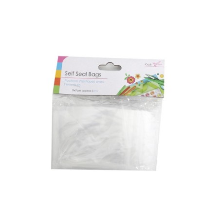 45 SACHETS 14X12CM PLASTIQUES ZIP