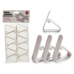 12 PINCES NAPPES PLASTIQUES...