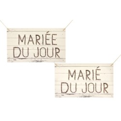 2 DECORS DE CHAISE MARIE(E)...