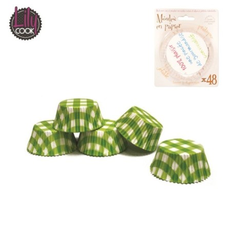 48 MOULES PAPIER MUFFIN 9CM