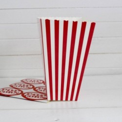 10 BOÎTES ROUGE POPCORN...