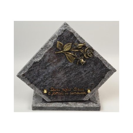 PLAQUE LOSANGE ECLATEE 20X20CM