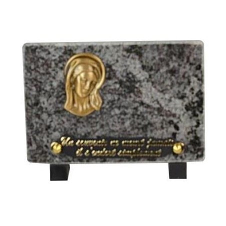 PLAQUE DROITE 12X18CM CHAMP BRUT DECO