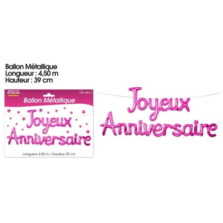 MILAR JOYEUX ANNIVERSAIRE ROSE